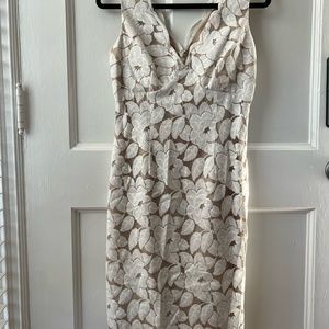 Z by Zelda Ivory Floral Lace Dress